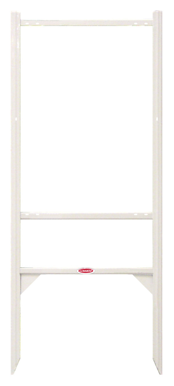 Engel & Volkers White Angle Iron Frame, 24"h x 18"w