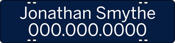 Agent Name Sign Rider, 6"H X 24"W, 3mm Aluminum Composite