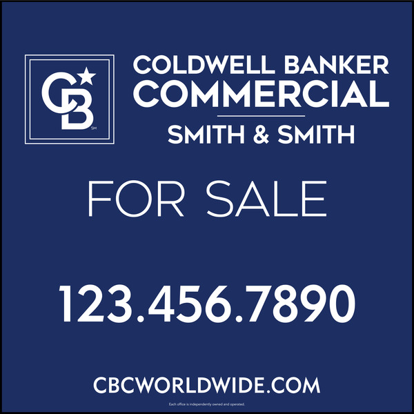 Commercial For Sale Sign Panel, Df, 48"H X 48"W, 10mm Corrugated Plastic