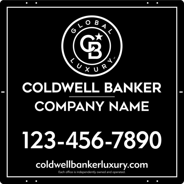 Reflective Office Sign Panel, 24"H X 24"W, 3mm Aluminum Composite