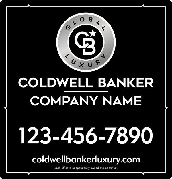 Office Hanging Sign Panel, 25"H X 24"W, 3mm Aluminum Composite