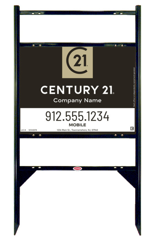 Thor Frame 18X24 Steel Dual Rider Modern Office - Century 21 | Lowen Sign