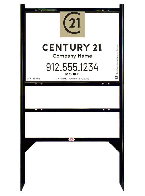 Thor Frame 18X24 Steel Single Rider Executive Office - Century 21 | Lowen Sign
