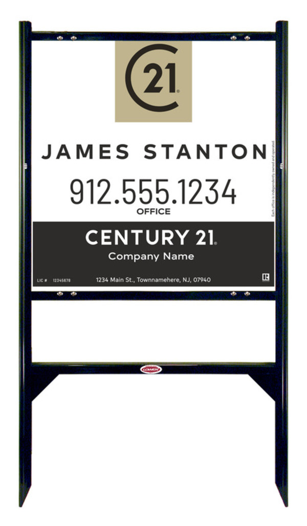 Gibraltar Frame 24X24 Steel Agent Centric Sales - Century 21 | Lowen Sign