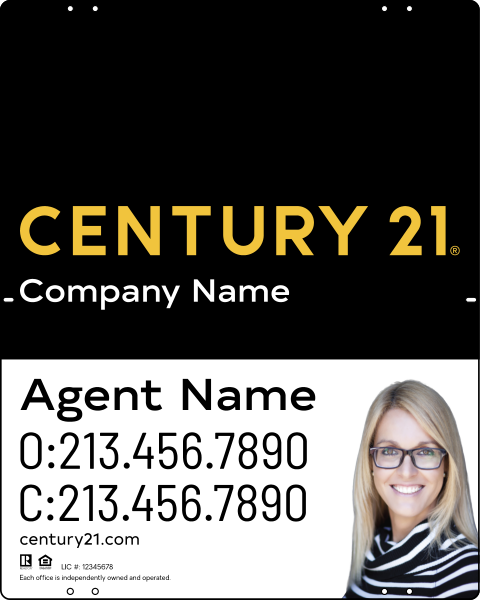 Berkshire Hathaway HomeServices Reflective Panel 30x24 Steel DF Commercial Office - Century 21 | Lowen Sign