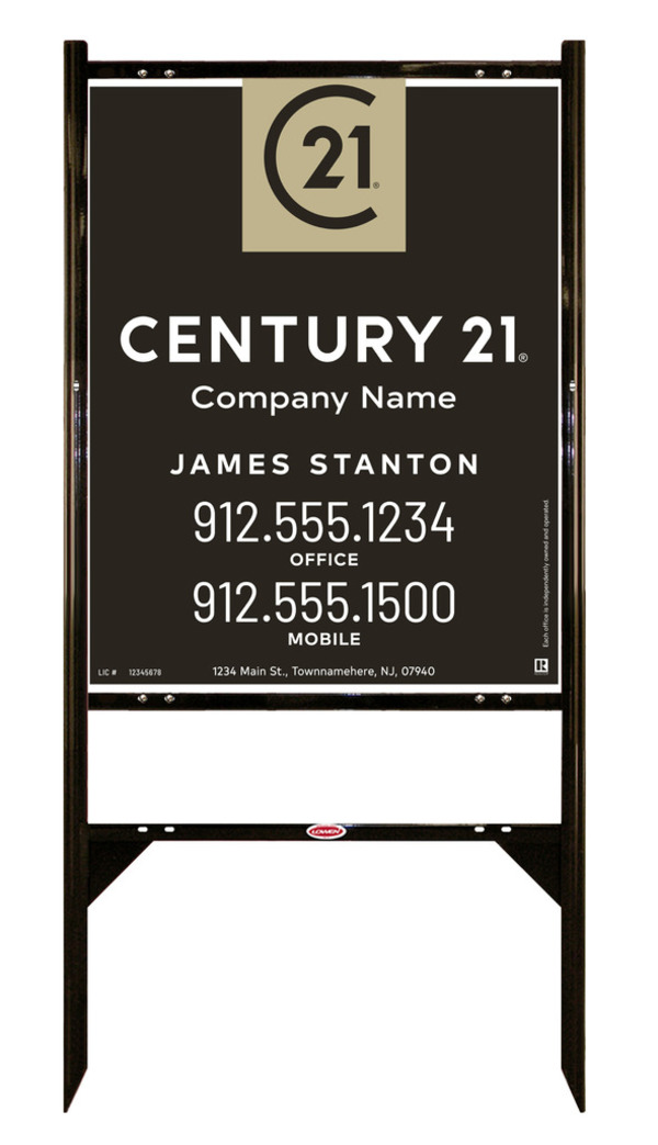 Gibraltar Frame 30X24 Steel Agent Listing - Century 21 | Lowen Sign
