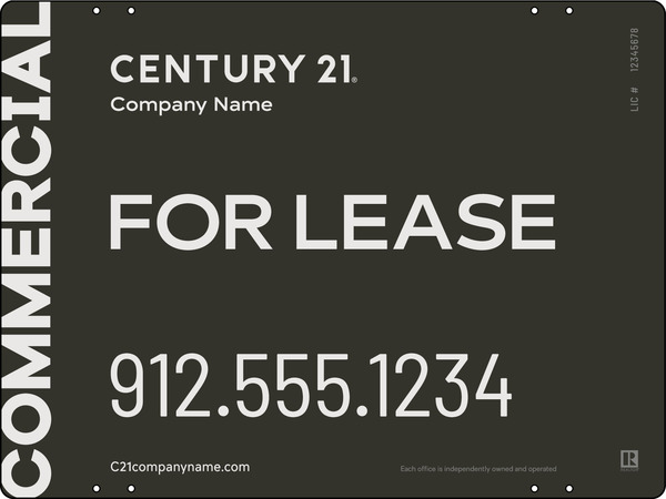Century 21 Commercial Reflective Office Panel 18X24 Steel - C21