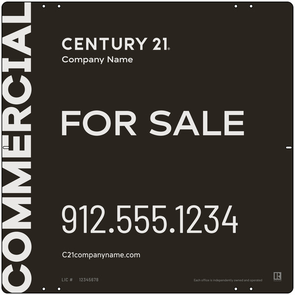 Reflective Panel 24X24 Steel Commercial Office Listing - Century 21 | Lowen Sign