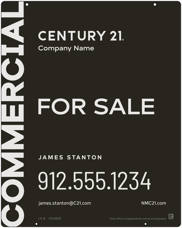 Reflective Hanging Panel 30X24 Commercial Property - Century 21 | Lowen Sign
