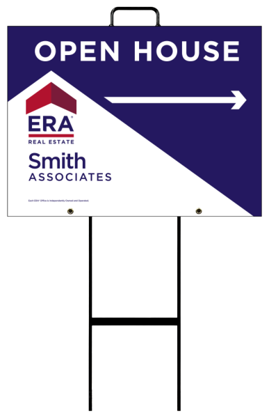 Grab And Go Office Open House Sign Panel Unit, 18"H X 24"W, 4mm Corrugated