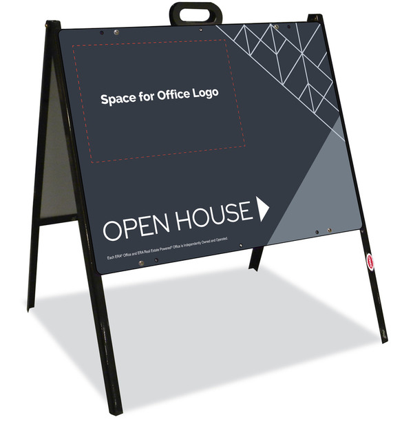 A-Frame And Open House Sign Panel Unit, 18"H X 24"W, Steel