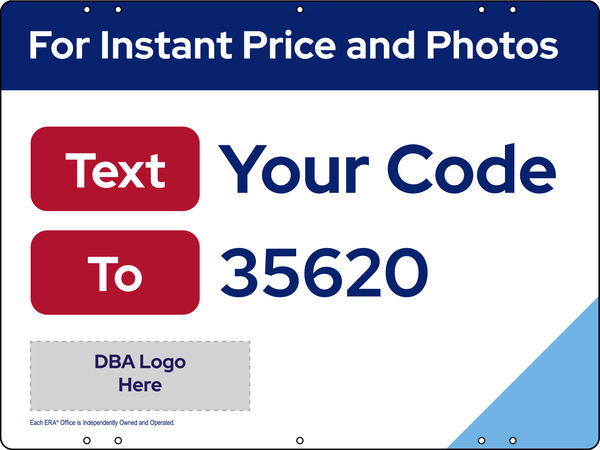 For Instant Price Sign Panel, 18"H X 24"W, Steel