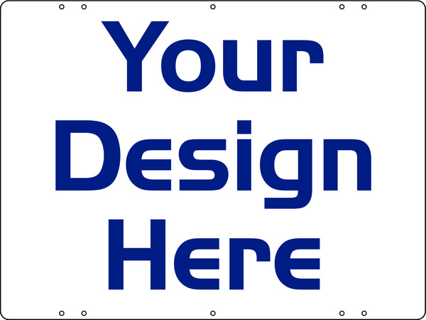 Independent Sign Panel, DF, 18"h x 24"w, 3mm Aluminum Composite