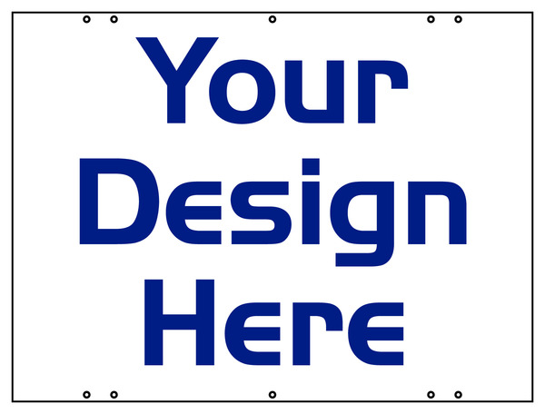 Independent Sign Panel, Corrugated 4mm, 18"h x 24"w, DF