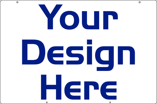 Independent Reflective Hanging Sign Panel, 24"h x 36"w, Steel