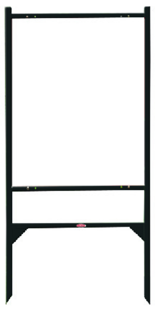 Berkshire Hathaway HomeServices real estate angle iron sign frame, 30"h x 24"w - Black