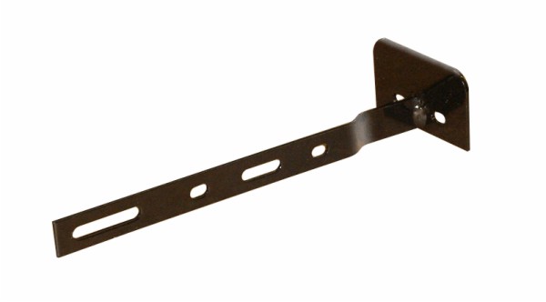 Independent Real Estate Sign Hardware Black Yard Box Bracket for Angle Iron and Round Rod Frame