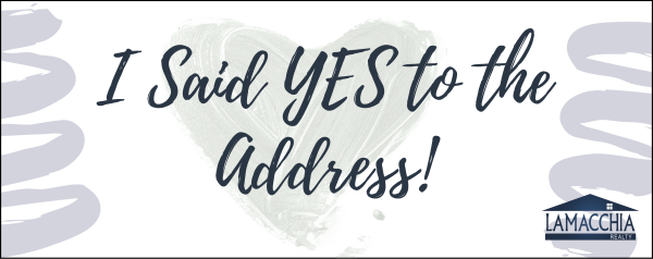 Lamacchia Agents I Said Yes to the Addess Sign Riders, 12"h x 30"w, 4mm corrugated plastic