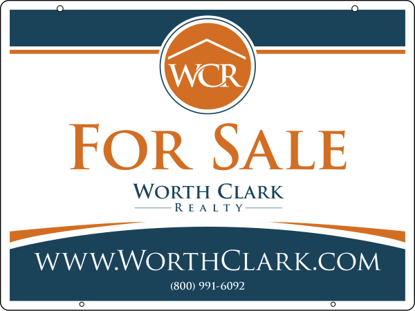Reflective Hanging Office Sign Panel, 18"H X 24"W, Steel