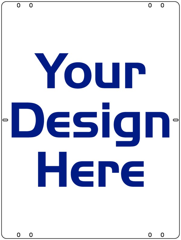 Real Estate Sign Panel,  .090 Polyethylene 24h x 18w