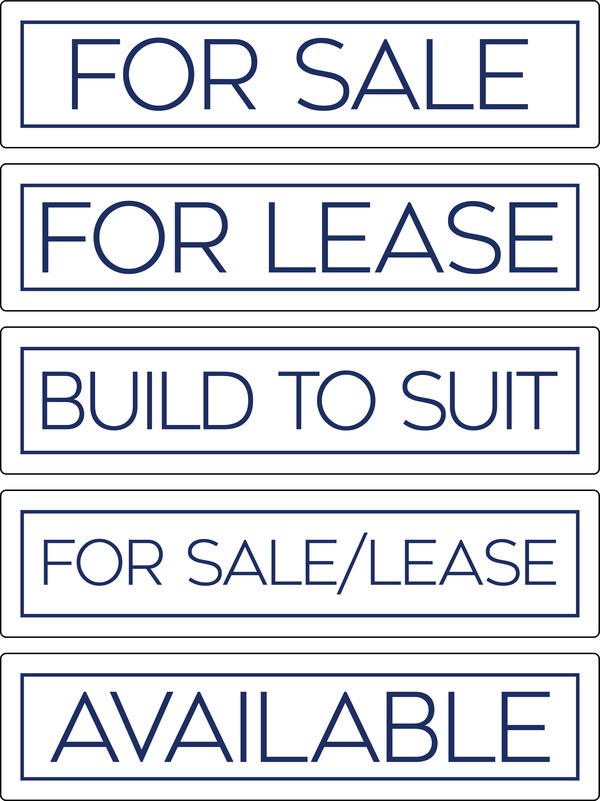 Commercial Message Sign Rider, SF, 12h x 48w, 3MM Aluminum Composite