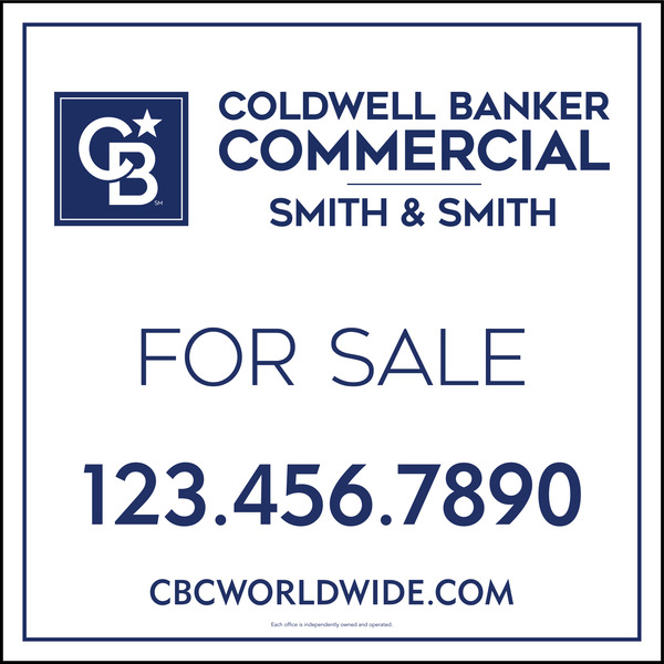 Commercial For Sale Sign Panel, SF, 48h x 48w, 10mm Corrugated Plastic