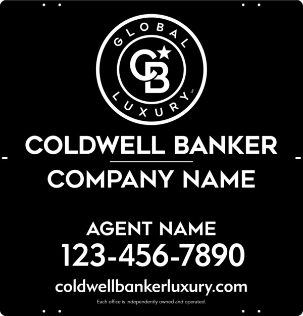 Agent Sign Panel, 25h x 24w, 3MM Aluminum Composite