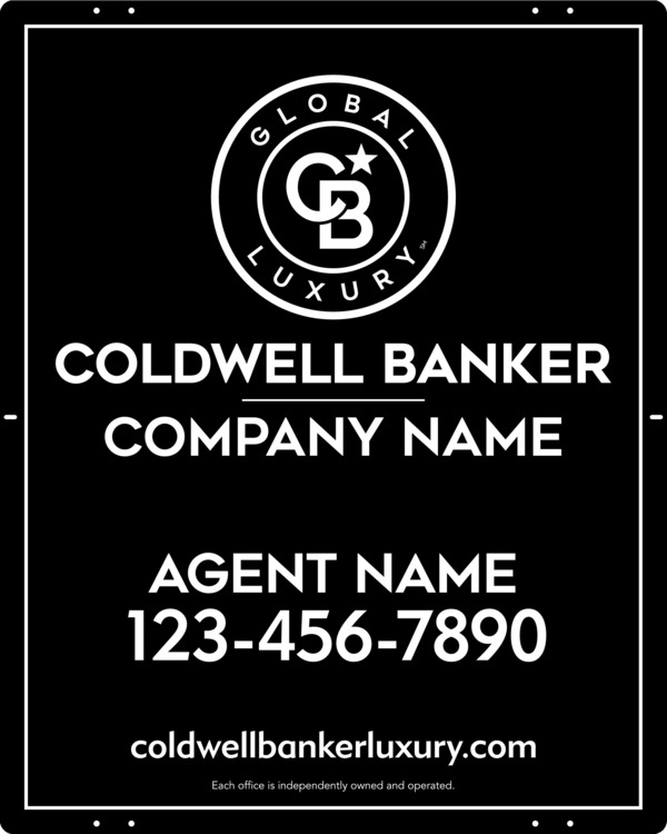 Agent Sign Panel, 30h x 24w, 3MM Aluminum Composite