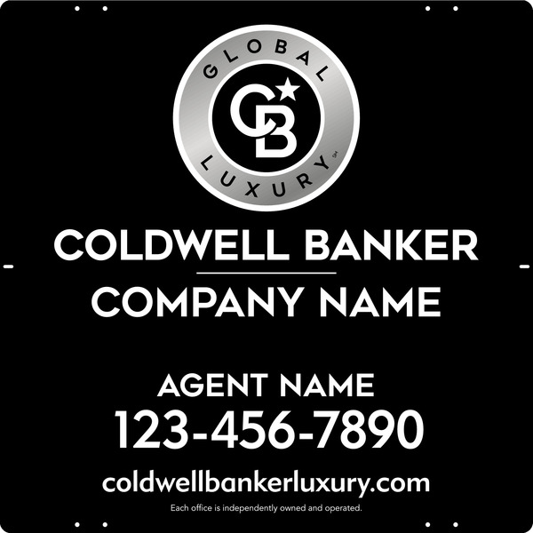 Agent Sign Panel, 24h x 24w, 3MM Aluminum Composite