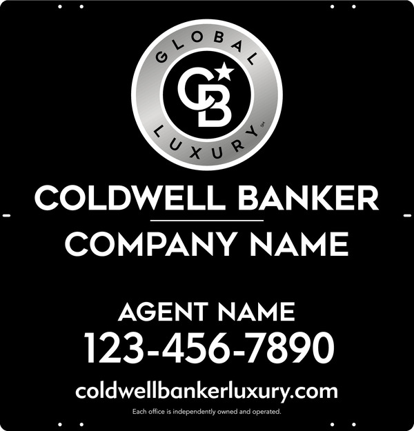 Agent Sign Panel, 25h x 24w, 3MM Aluminum Composite