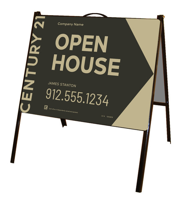 Poly A-Frame Unit Open House 18x24 - Century 21 | Lowen Sign