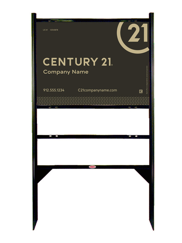 Thor Frame 18x24 Steel Single Rider Signature  - Century 21 | Lowen Sign