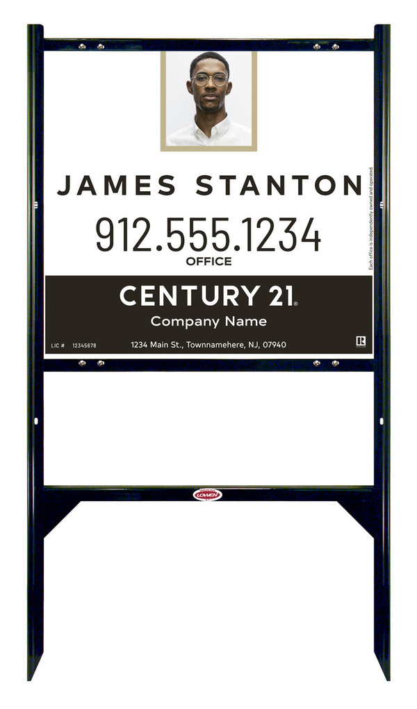 Gibraltar Frame Agent Photo Centric Panel Unit 22x24 - C21 | Lowen Sign