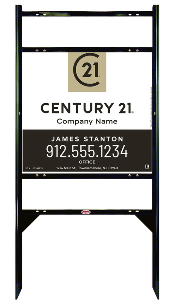 Thor Frame 22x24 Steel Agent Office Premium - Century 21 | Lowen Sign
