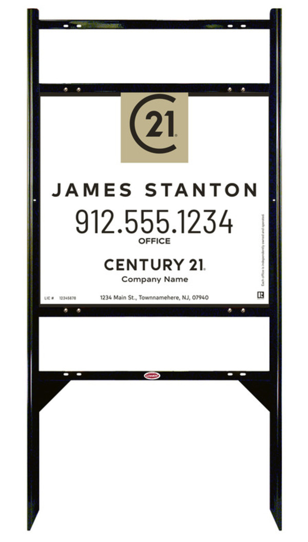 Thor Frame 22x24 Steel Agent Centric Executive - Century 21 | Lowen Sign