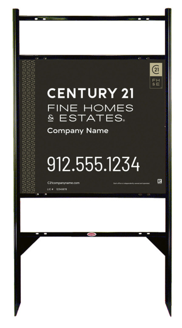 Thor Frame 22x24 Steel Gold  - Century 21 | Lowen Sign