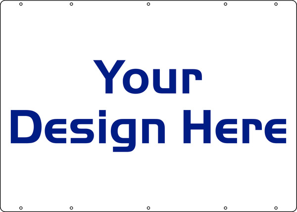 Real Estate Sign Panel, 24 GA Steel 20h x 28w