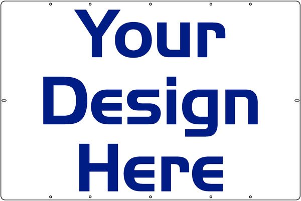 Reflective Sign Panel, 24h x 36w, Steel