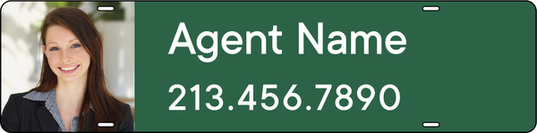 Agent Photo Sign Rider,  6h x 24w, Steel