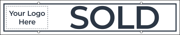 Copy w Logo Hanging Sign Riders, 6h x 30w, 4mm corrugated plastic