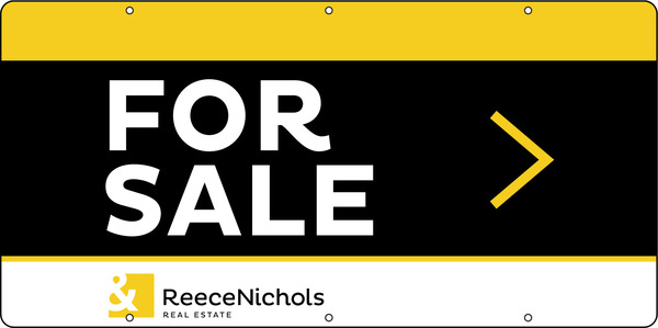 For Sale Sign Panel,  Steel 12h x 24w